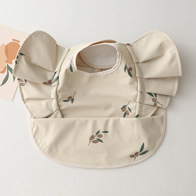Babero Impermeable con Bolsillo Alas de Ángel para Bebé - Image 35