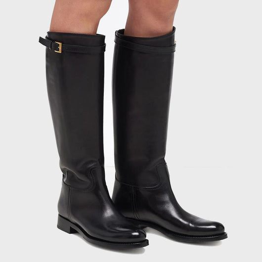 Botas Fashion de Caña Alta con Base Plana para Mujer - Image 2