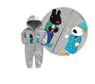 Mameluco Infantil de Manga Larga con Diseño Cartoon Adorable - Image 2