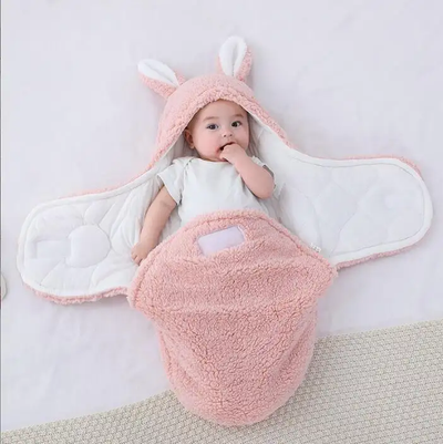 Saco de Dormir para Bebé Recién Nacido en Fleece Suave - Envoltorio Térmico Unisex con Soporte para la Cabeza - Image 4