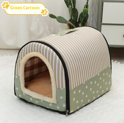Cama Portátil para Mascotas Pequeñas y Medianas con Asa - Refugio Cálido y Acogedor - Image 16