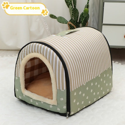 Cama Portátil para Mascotas Pequeñas y Medianas con Asa - Refugio Cálido y Acogedor - Image 16