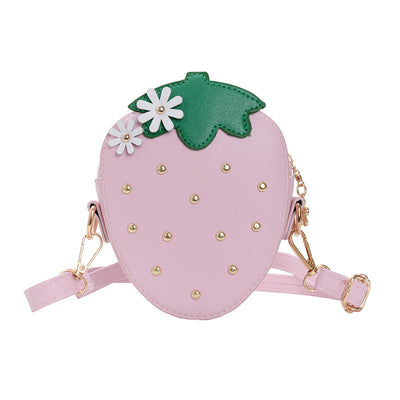 Monedero Bolsa Mensajero Forma de Fresa - Image 13