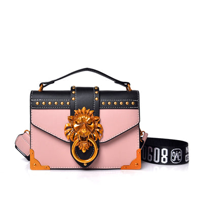 Bolso Bandolera de Moda con Cabeza de León Metálica - Image 31