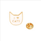 Cute cartoon dripping cat brooch 3style
