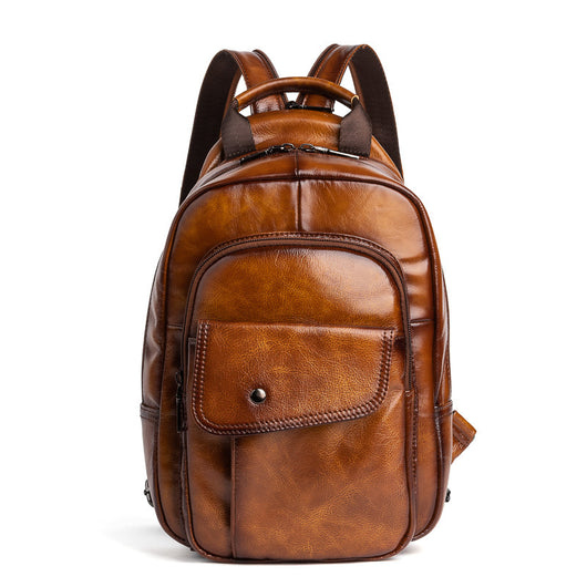 Bolsa de Viaje Multifuncional para Hombre en Cuero Genuino - Image 5
