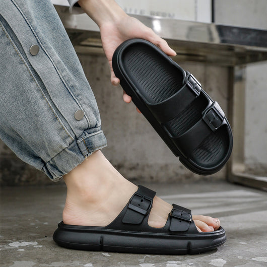 Sandalias Cómodas para Hombre con Suela Gruesa y Diseño Minimalista - Image 12