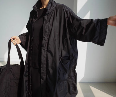 Abrigo Largo Tipo Gabardina para Mujer Talla Grande - Primavera y Otoño - Image 19