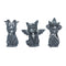 Adornos de Resina Gatos Mágicos Halloween - Artesanía Animal