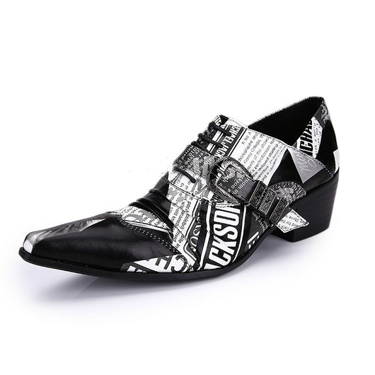 Zapatos Casuales de Cuero con Cordones y Plantilla Transpirable para Hombre - Image 4