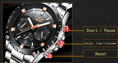 Reloj Deportivo Multifuncional Impermeable - Estilo Ejecutivo y Casual - Image 5