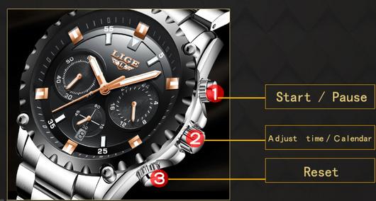Reloj Deportivo Multifuncional Impermeable - Estilo Ejecutivo y Casual - Image 5