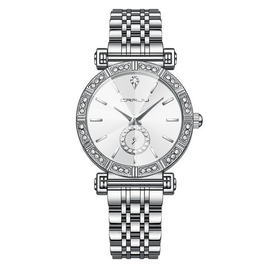 Reloj para Mujer con Correa de Acero y Diamantes Incrustados - Image 19