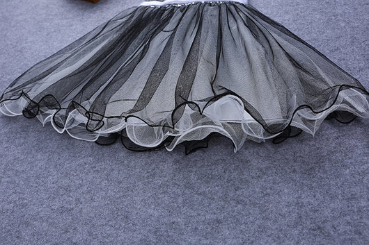 Vestido Princesa Niña con Lentejuelas, Lazo y Falda Plisada sin Mangas - Image 12