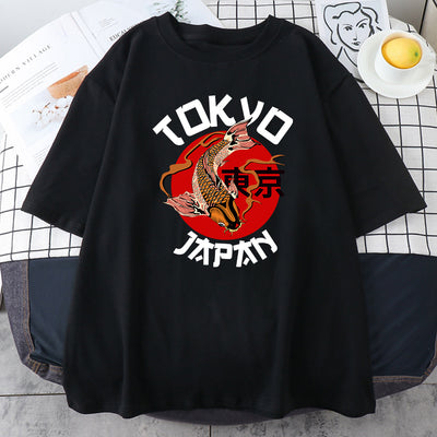 Camiseta Estampada Unisex de Algodón - Manga Corta Cuello Redondo Verano - Image 14
