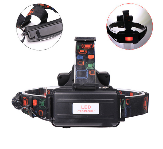 Linterna Frontal LED COB T6 de 3 Lámparas - Visión Ultra Clara - Image 3
