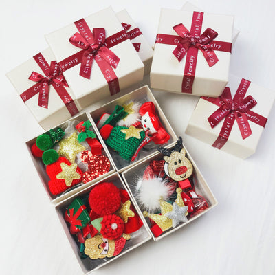 Set de Accesorios para Cabello Infantil - Caja de Regalo Navideña - Image 4