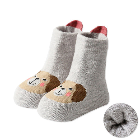 Calcetines Térmicos Infantiles con Diseño de Dibujos Animados y Talón Reforzado - Image 2