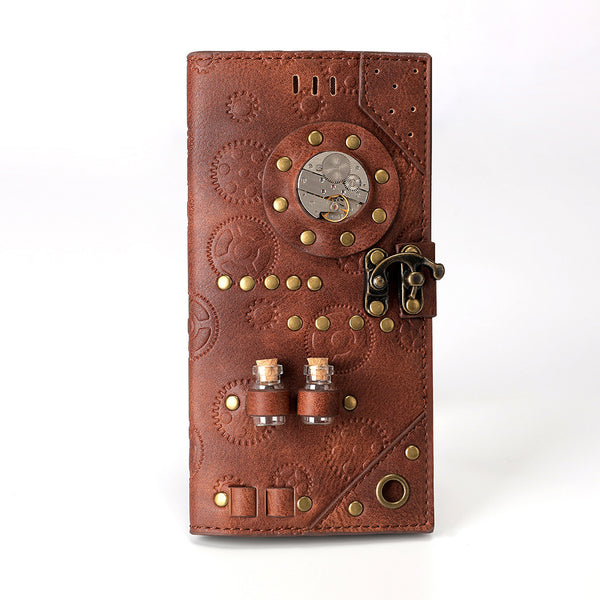 Cartera Larga Steampunk para Mujer