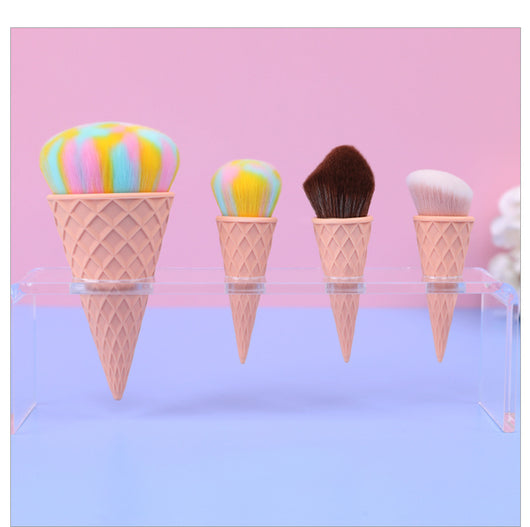 Brocha de Maquillaje de Fibra Suave Diseño Helado - Image 2