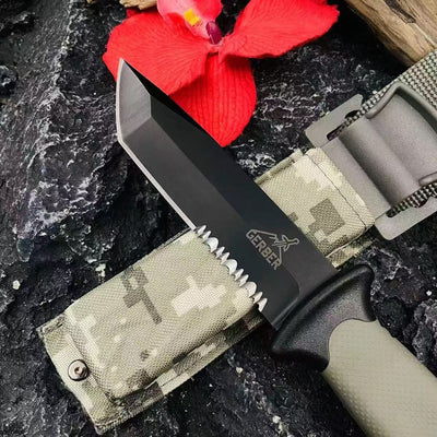 Navaja de Bolsillo Ultrafílada con Filo Bruto para Aventuras al Aire Libre - Image 3