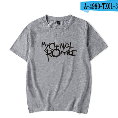 Playera Suelta My Chemical Romance para Hombre de Manga Corta - Image 7