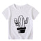Playera Infantil de Manga Corta Unisex con Diseños Animados
