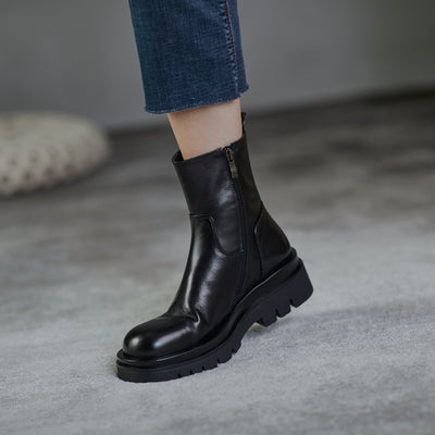 Botas Infantiles de Invierno Martin con Forro de Terciopelo y Suela Plana - Image 3