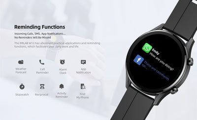 Reloj Inteligente IMILAB W12 - Smartwatch Deportivo con Monitor de Frecuencia Cardíaca y GPS - Image 26