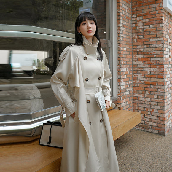 Gabardina Elegante de Alto Diseño para Mujer