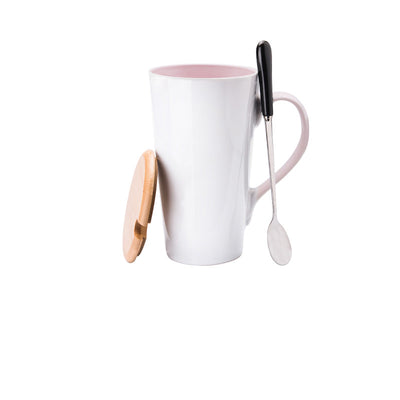 Taza Térmica de Cerámica con Tapa y Gran Capacidad - Image 7