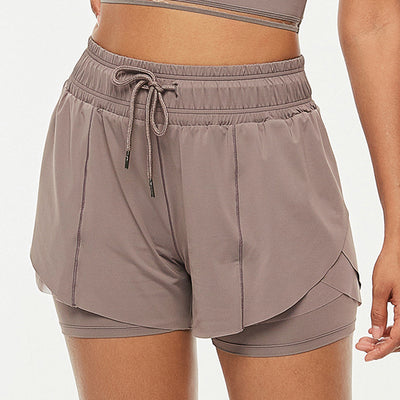 Shorts de Fitness Dos Capas Anti-transparencia para Yoga y Running - Image 5