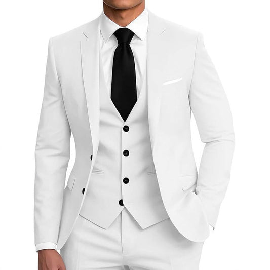 Traje de Negocios Tres Piezas con Botones Dobles para Hombre - Image 2