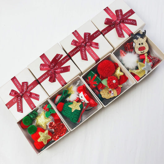 Set de Accesorios para Cabello Infantil - Caja de Regalo Navideña - Image 3