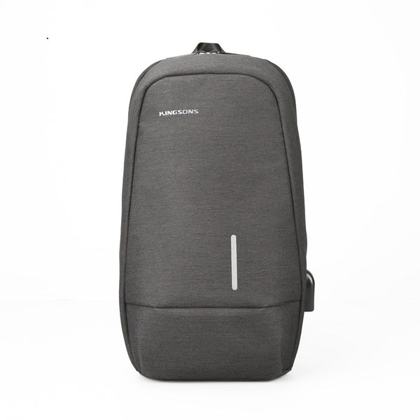 Bolsa Mensajero para Hombre con Carga USB Estilo Coreano