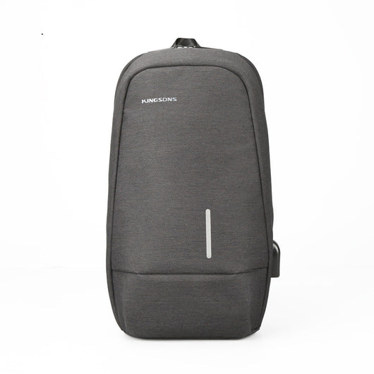 Bolsa Mensajero para Hombre con Carga USB Estilo Coreano