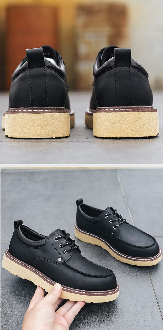 Botas Martin de Cuero Genuino para Hombre - Zapatos Trabajo Resistentes Punta Reforzada - Image 23