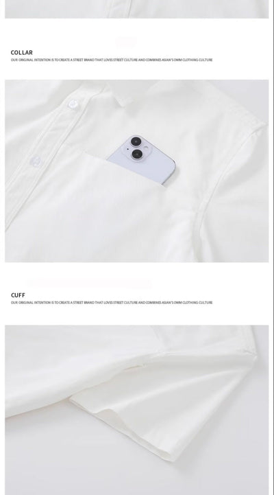 Camisa Americana de Hombre Manga Corta Peso Pesado - Image 13