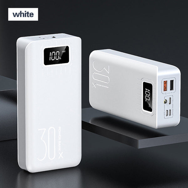 Batería Externa 30000 mAh - Carga Rápida para Múltiples Dispositivos