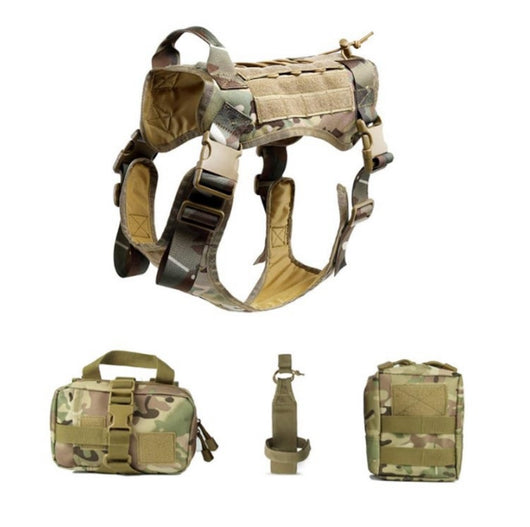 Chaleco Táctico de Entrenamiento Canino con Kit de Rescate y Cuerda - Image 7
