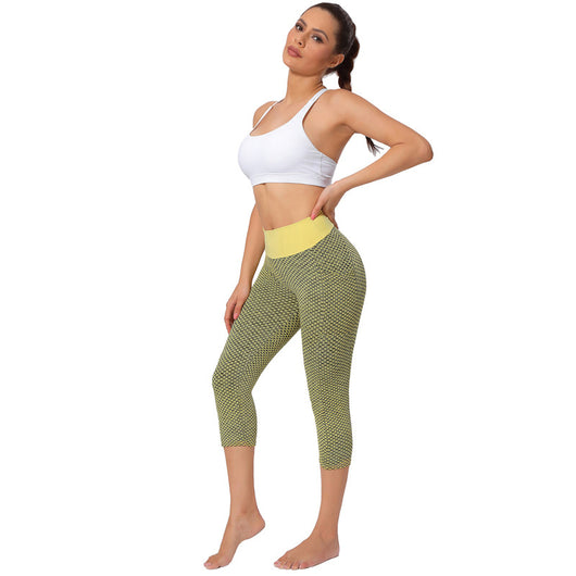 Pantalones de Yoga Cortos y Ajustados Efecto Durazno - Image 47