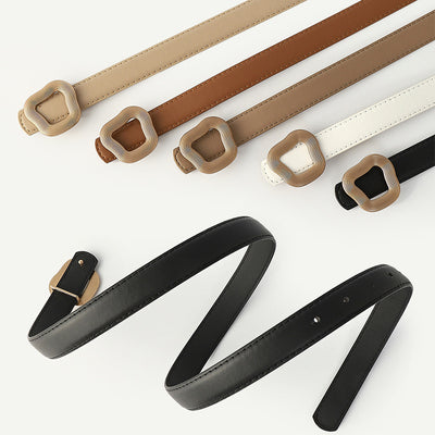 Cinturón Geométrico Ajustable con Hebilla de Presión - Versátil y Moderno - Image 12