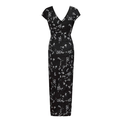 Vestido Floral de Gasa Slim Estampado - Image 5