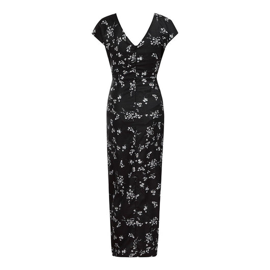Vestido Floral de Gasa Slim Estampado - Image 5