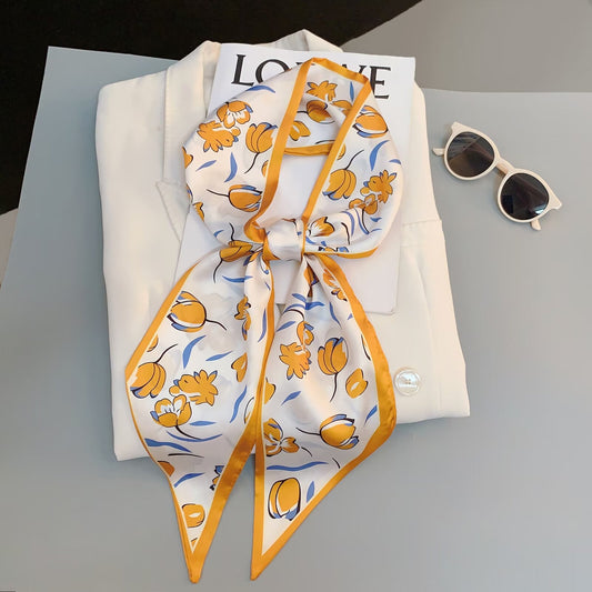 Pañuelo Decorativo Largo Estilo Coreano Lujo Ligero para Cabello Verano - Image 2