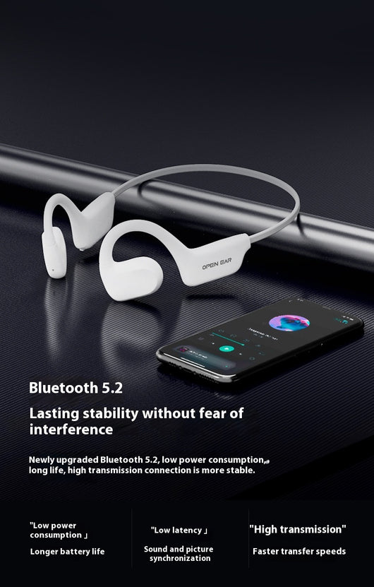 Auriculares de Conducción Ósea Bluetooth Abiertos para Deportes - Image 12