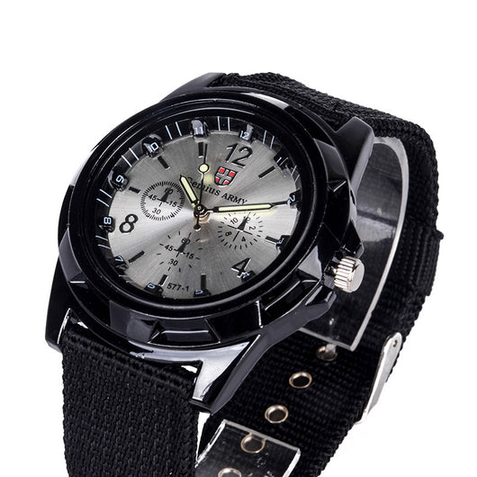 Reloj Táctico Militar Gemius Army Sport Esfera Redonda Movimiento Cuarzo Correa Nylon - Image 15