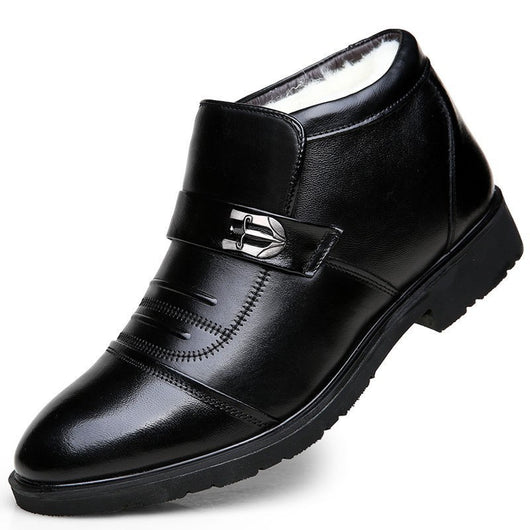 Botas de Invierno Cómodas de Tacón Plano y Caña Alta