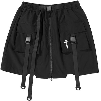 Pantalón Corto Mecánico con Bolsillos Grandes - Unisex Holgado y Casual - Image 5