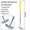 Yellow Embossed Handle 64 cm